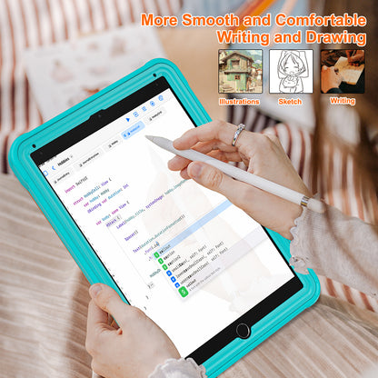 For iPad Air (2013) / Air 2 / iPad Pro 9.7 inch (2016) / iPad 9.7-inch (2017) / (2018) Kickstand Cover PC+TPU Handle Grip Tablet Case