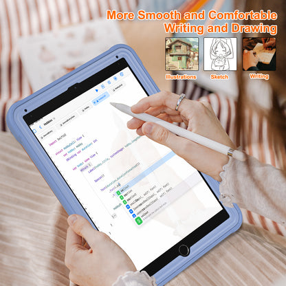 For iPad Air (2013) / Air 2 / iPad Pro 9.7 inch (2016) / iPad 9.7-inch (2017) / (2018) Kickstand Cover PC+TPU Handle Grip Tablet Case