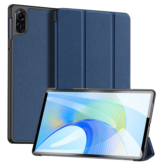 DUX DUCIS Domo Series for Honor Pad X9 Tri-fold Stand Folio Case PU Leather Full-Body Tablet Protective Cover