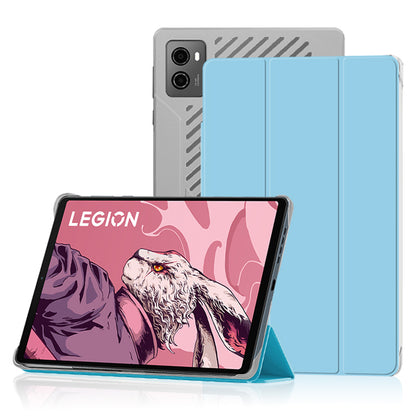 PU Leather Smart Case for Lenovo Legion Y700 , Trifold Stand Heat Dissipation Tablet Cover