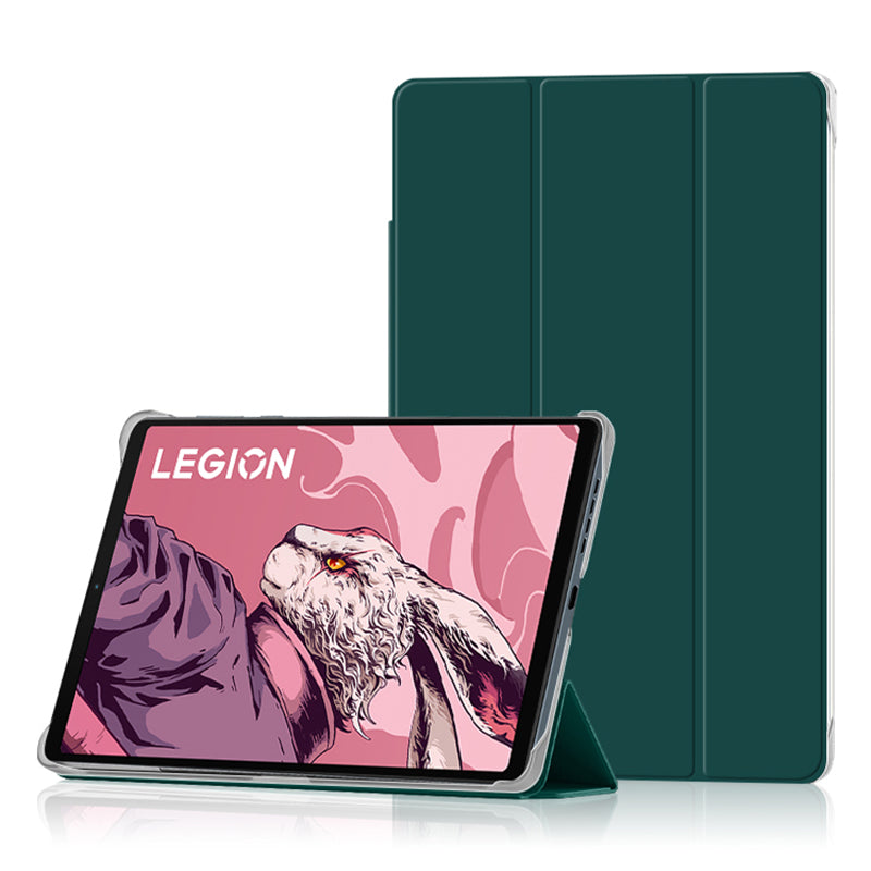 PU Leather Smart Case for Lenovo Legion Y700 , Trifold Stand Heat Dissipation Tablet Cover