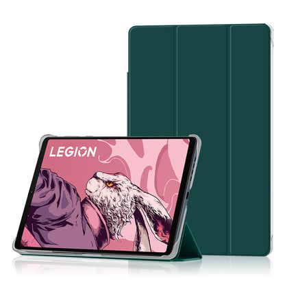PU Leather Smart Case for Lenovo Legion Y700 , Trifold Stand Heat Dissipation Tablet Cover