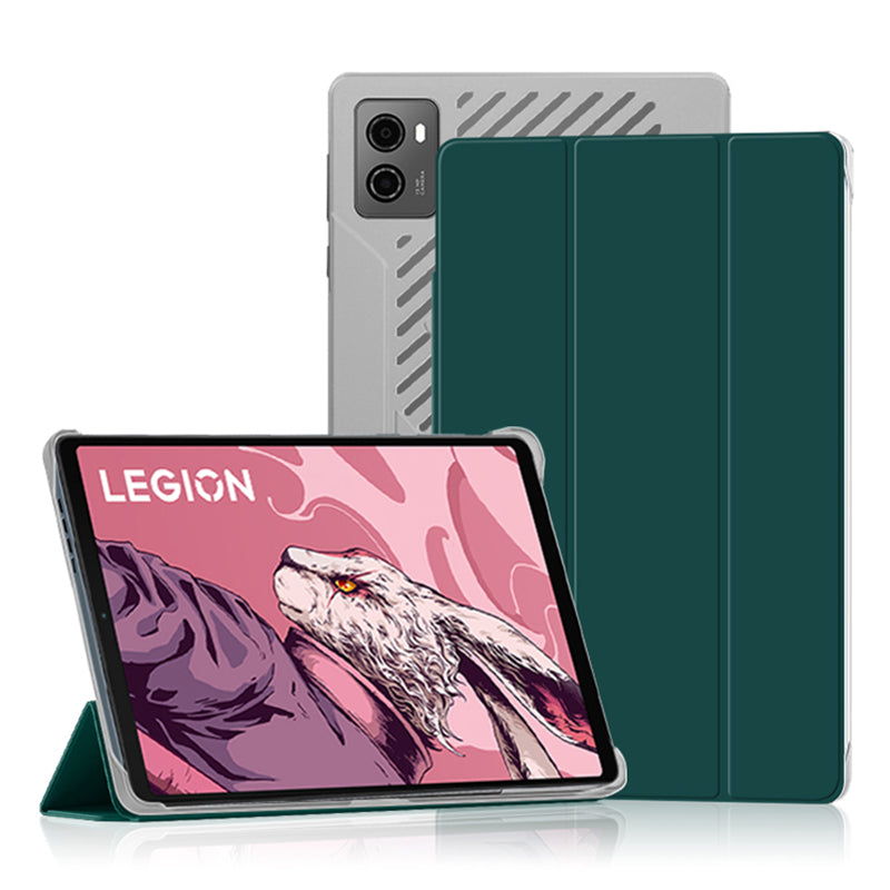 PU Leather Smart Case for Lenovo Legion Y700 , Trifold Stand Heat Dissipation Tablet Cover