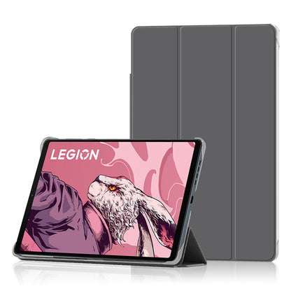 PU Leather Smart Case for Lenovo Legion Y700 , Trifold Stand Heat Dissipation Tablet Cover