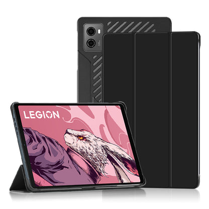 PU Leather Smart Case for Lenovo Legion Y700 , Trifold Stand Heat Dissipation Tablet Cover
