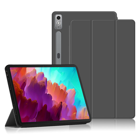 Tablet Case for Lenovo Xiaoxin Pad Pro 12.7 inch , Trifold Stand PU Leather Auto Sleep  /  Wake Smart Cover