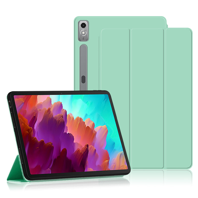 Tablet Case for Lenovo Xiaoxin Pad Pro 12.7 inch , Trifold Stand PU Leather Auto Sleep  /  Wake Smart Cover