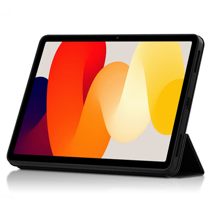 Trifold Stand Case for Xiaomi Redmi Pad SE , Scratch Resistant PU Leather Protective Tablet Cover