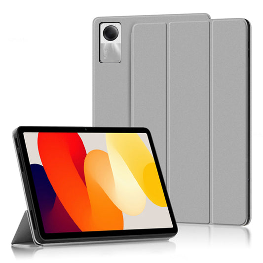 Trifold Stand Case for Xiaomi Redmi Pad SE , Scratch Resistant PU Leather Protective Tablet Cover