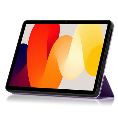 Trifold Stand Case for Xiaomi Redmi Pad SE , Scratch Resistant PU Leather Protective Tablet Cover