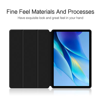 Trifold Stand Case for vivo Pad Air , Drop Proof PU Leather Protective Tablet Cover