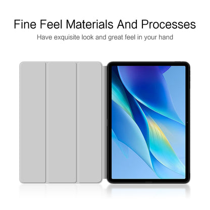 Trifold Stand Case for vivo Pad Air , Drop Proof PU Leather Protective Tablet Cover