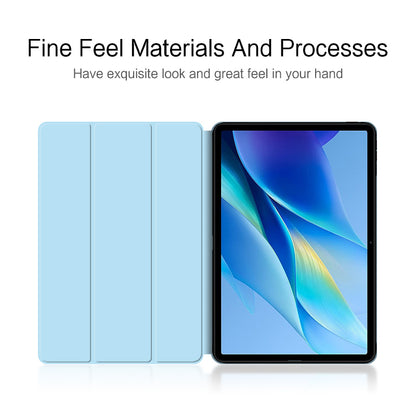 Trifold Stand Case for vivo Pad Air , Drop Proof PU Leather Protective Tablet Cover