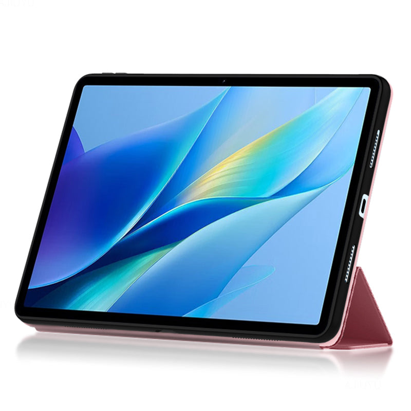 Trifold Stand Case for vivo Pad Air , Drop Proof PU Leather Protective Tablet Cover