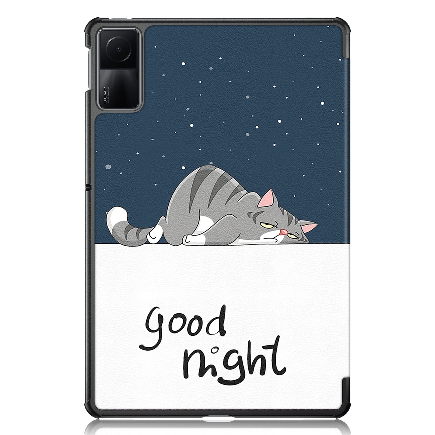 For Xiaomi Redmi Pad SE Tri-fold Stand Tablet Case Pattern Printing PU Leather Tablet Cover