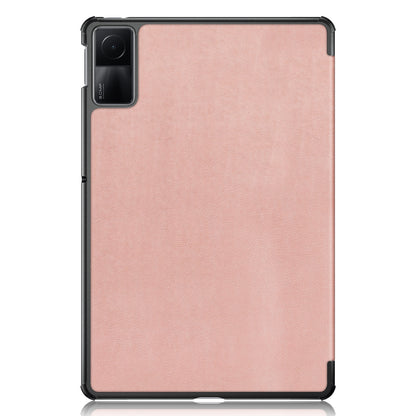 For Xiaomi Redmi Pad SE PU Leather Tablet Case Trifold Stand Full Protection Tablet Cover