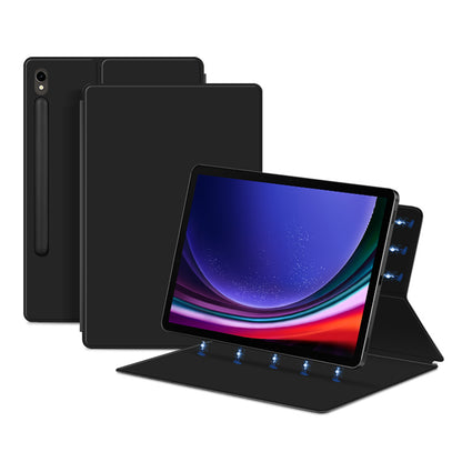 For Samsung Galaxy Tab S9 Magnetic Tablet Case PU Leather Stand Anti-drop Tablet Cover