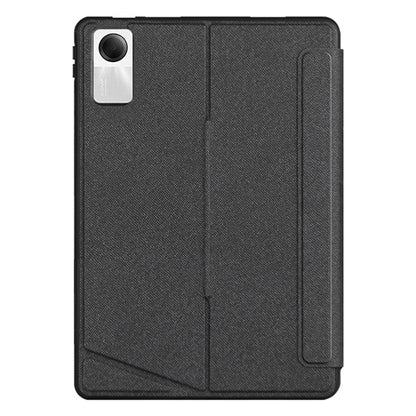 PU Leather Case for Xiaomi Redmi Pad SE , Stand Tablet Cover + Backlight Detachable Keyboard with Touchpad