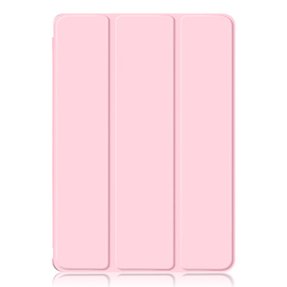 Protective Case for Samsung Galaxy Tab S9 (SM-X710 / SM-X716B / SM-X718U) PU+TPU+Acrylic Tri-fold Stand Tablet Cover with Pen Slot