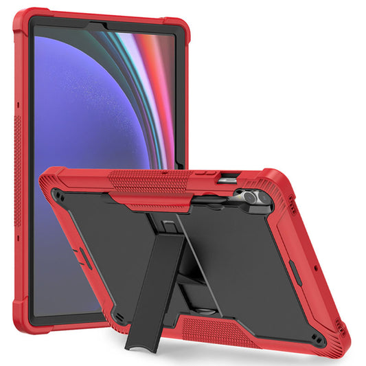 Kickstand Case for Samsung Galaxy Tab S9+ , Shockproof Silicone + PC Tablet Cover