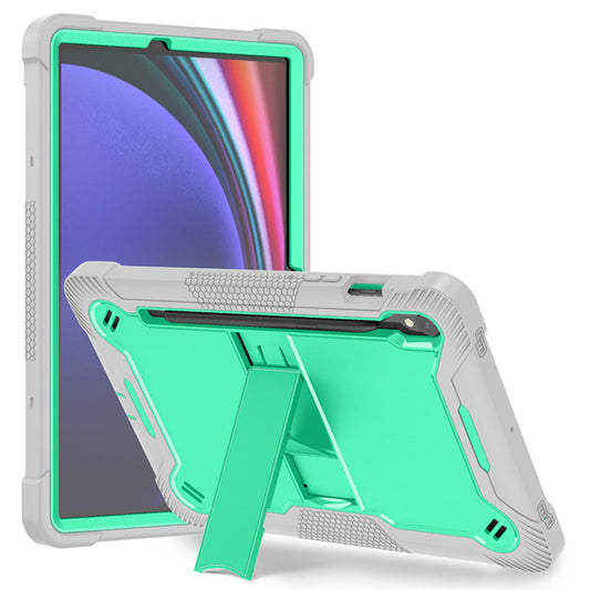 Kickstand Case for Samsung Galaxy Tab S9 , Fall Protection Silicone + PC Tablet Cover