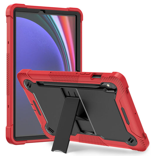 Kickstand Case for Samsung Galaxy Tab S9 , Fall Protection Silicone + PC Tablet Cover