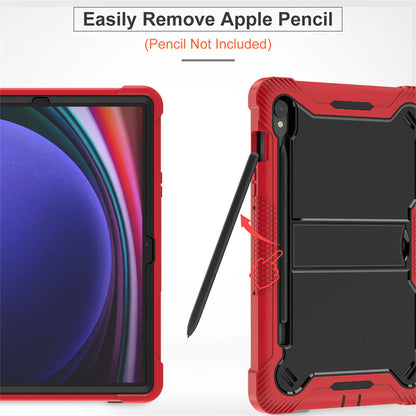 Kickstand Case for Samsung Galaxy Tab S9 , Fall Protection Silicone + PC Tablet Cover