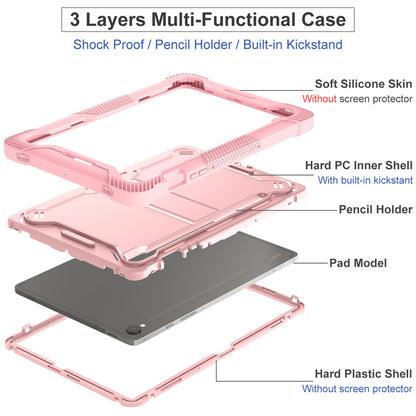Kickstand Case for Samsung Galaxy Tab S9 , Fall Protection Silicone + PC Tablet Cover