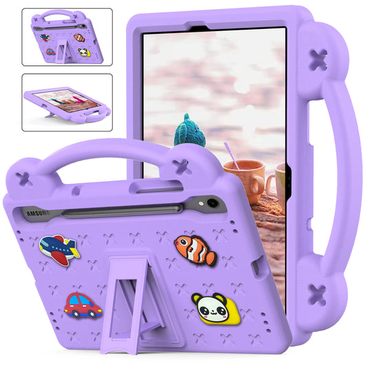 For Samsung Galaxy Tab S7 / S8 / S9 EVA Protective Cover Kids Friendly Grip Handle Kickstand Tablet Case