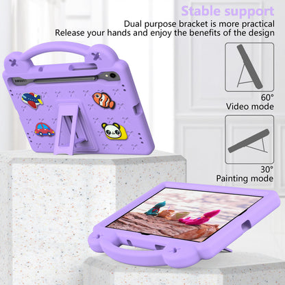 For Samsung Galaxy Tab S7 / S8 / S9 EVA Protective Cover Kids Friendly Grip Handle Kickstand Tablet Case