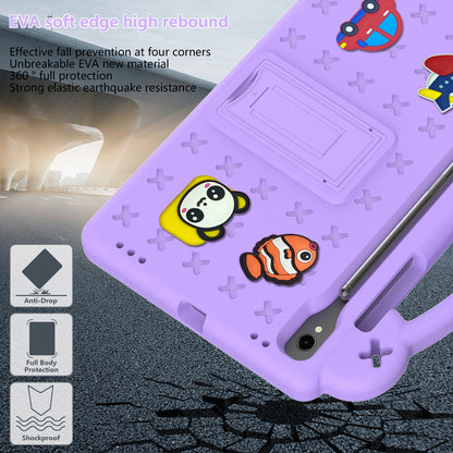 For Samsung Galaxy Tab S7 / S8 / S9 EVA Protective Cover Kids Friendly Grip Handle Kickstand Tablet Case