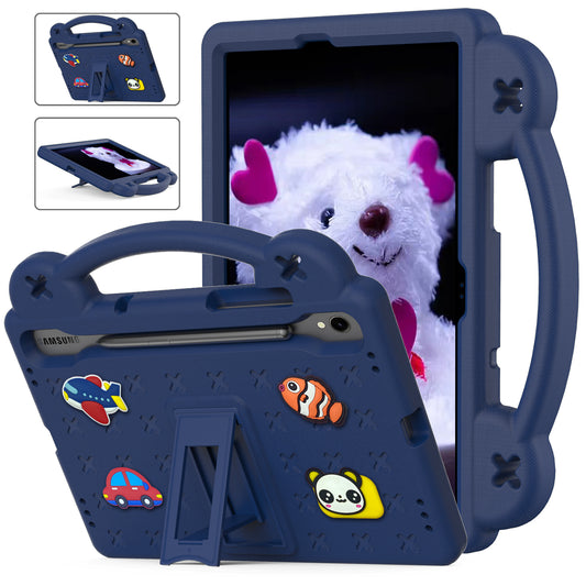For Samsung Galaxy Tab S7 / S8 / S9 EVA Protective Cover Kids Friendly Grip Handle Kickstand Tablet Case
