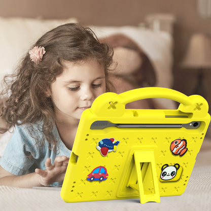 For Samsung Galaxy Tab S7 / S8 / S9 EVA Protective Cover Kids Friendly Grip Handle Kickstand Tablet Case