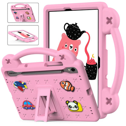 For Samsung Galaxy Tab S7 / S8 / S9 EVA Protective Cover Kids Friendly Grip Handle Kickstand Tablet Case