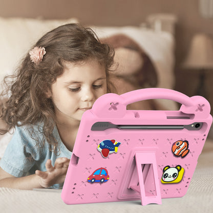 For Samsung Galaxy Tab S7 / S8 / S9 EVA Protective Cover Kids Friendly Grip Handle Kickstand Tablet Case