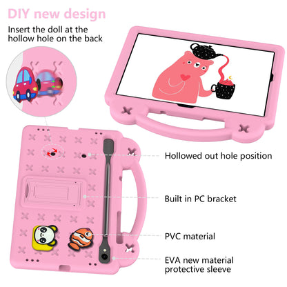 For Samsung Galaxy Tab S7 / S8 / S9 EVA Protective Cover Kids Friendly Grip Handle Kickstand Tablet Case