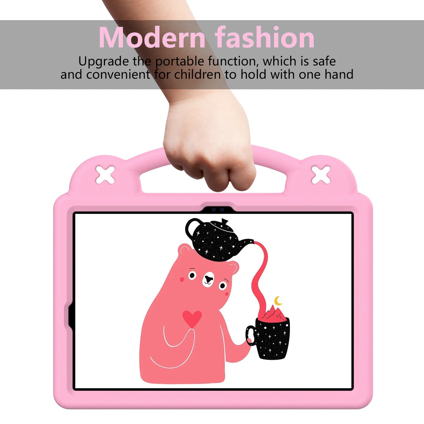For Samsung Galaxy Tab S7 / S8 / S9 EVA Protective Cover Kids Friendly Grip Handle Kickstand Tablet Case