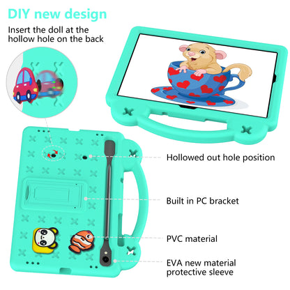 For Samsung Galaxy Tab S7 / S8 / S9 EVA Protective Cover Kids Friendly Grip Handle Kickstand Tablet Case