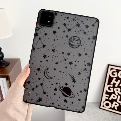 For Xiaomi Pad 6 Pattern Printing Tablet Case Skin-touch Shockproof Soft TPU Back Cover