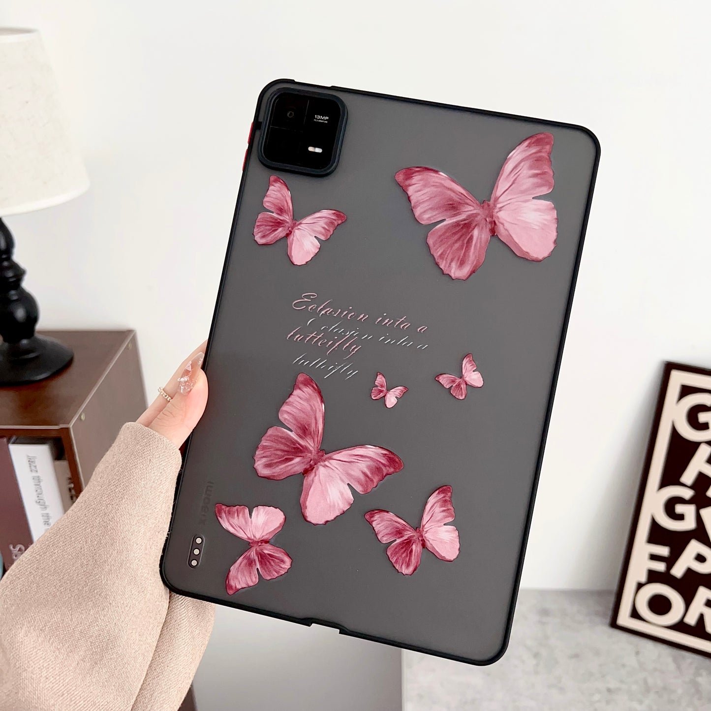 For Xiaomi Pad 6 Pattern Printing Tablet Case Skin-touch Shockproof Soft TPU Back Cover