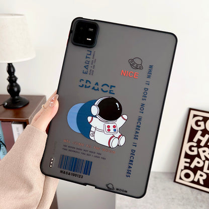 For Xiaomi Pad 6 Pattern Printing Tablet Case Skin-touch Shockproof Soft TPU Back Cover
