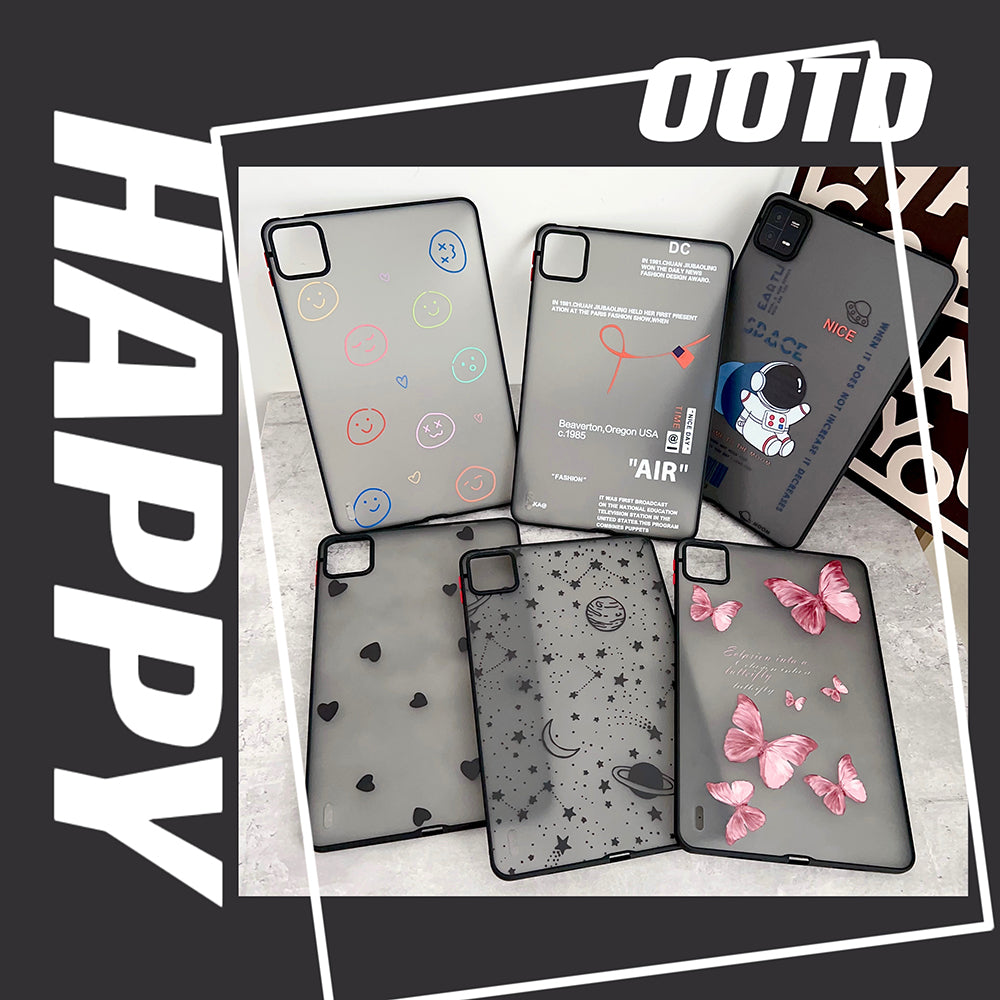 For Xiaomi Pad 6 Pattern Printing Tablet Case Skin-touch Shockproof Soft TPU Back Cover