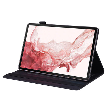 For Samsung Galaxy Tab S9+  Wallet Tablet Case Business PU Leather Stand Pencil Holder Loop Stand Cover
