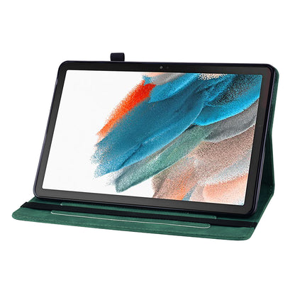 For Samsung Galaxy Tab A9+ PU Leather Tablet Case Zipper Pocket Tablet Cover with Stand