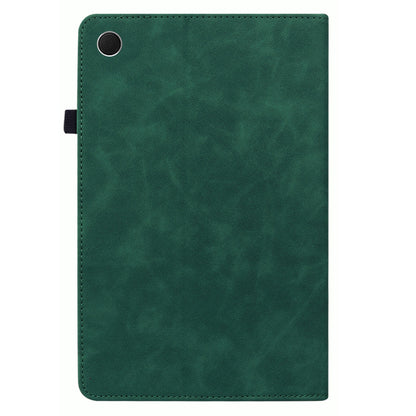 For Samsung Galaxy Tab A9+ PU Leather Tablet Case Zipper Pocket Tablet Cover with Stand