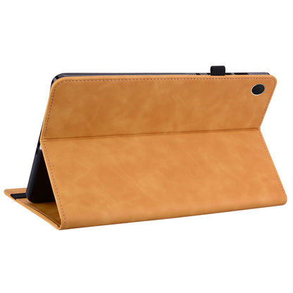 For Samsung Galaxy Tab A9+ PU Leather Tablet Case Zipper Pocket Tablet Cover with Stand