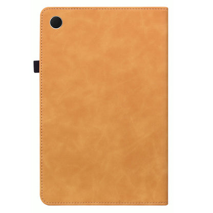 For Samsung Galaxy Tab A9+ PU Leather Tablet Case Zipper Pocket Tablet Cover with Stand