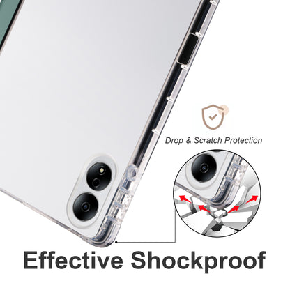 For Honor MagicPad 13 PU Leather Transparent TPU Tablet Case Trifold Stand Tablet Cover with Pencil Holder