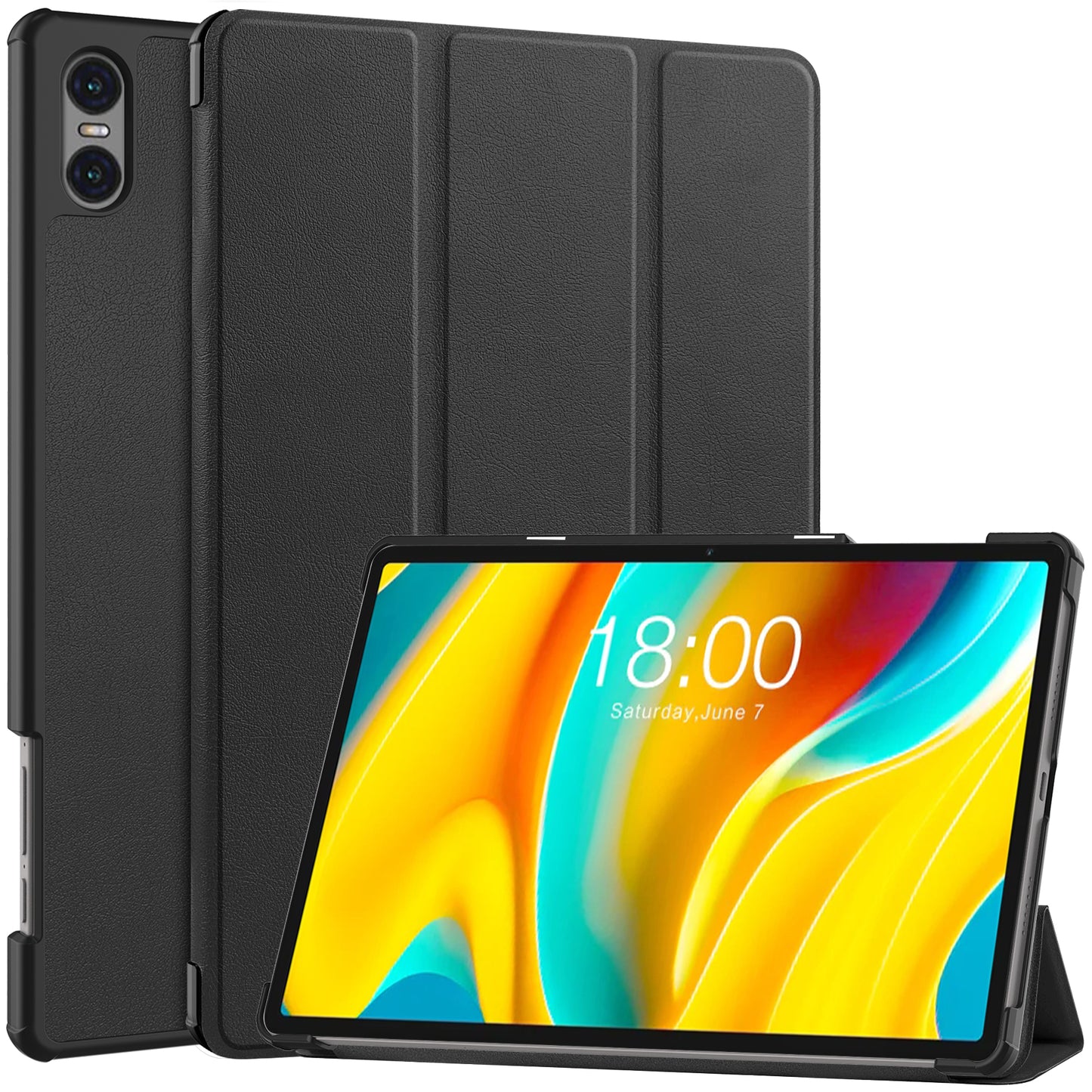 Smart Case for Teclast T50 Pro , PU Leather Shockproof Tri-fold Stand Tablet Cover