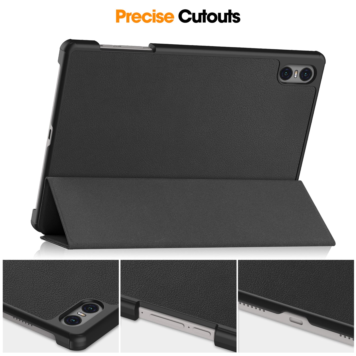 Smart Case for Teclast T50 Pro , PU Leather Shockproof Tri-fold Stand Tablet Cover